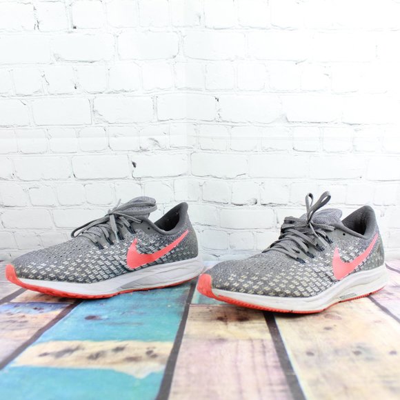 Nike Air Zoom Pegasus 35 Gray Mesh Breathable Low Top Running Shoes Size 12 - Picture 2 of 10